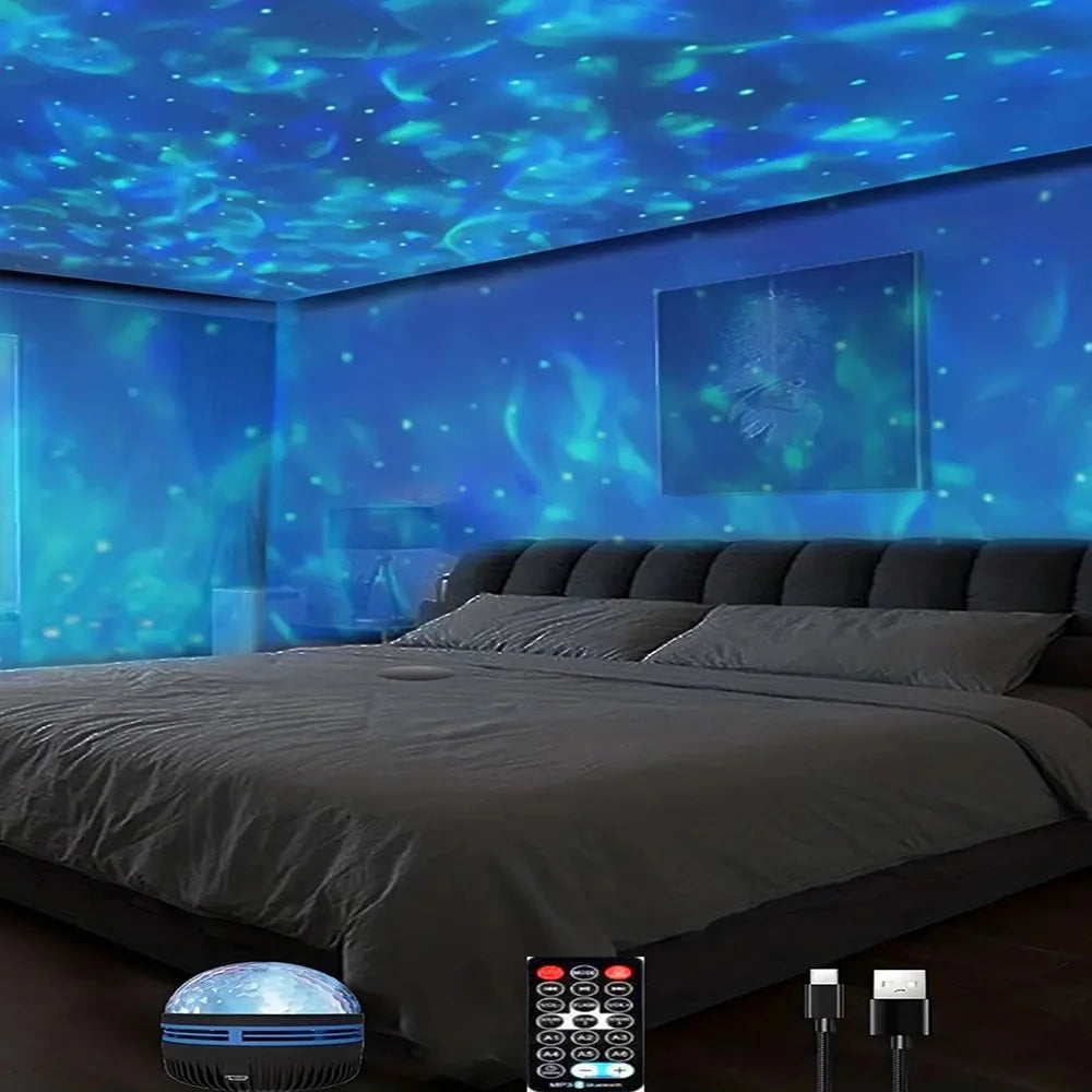 Star & Ocean Wave Projector 7Color