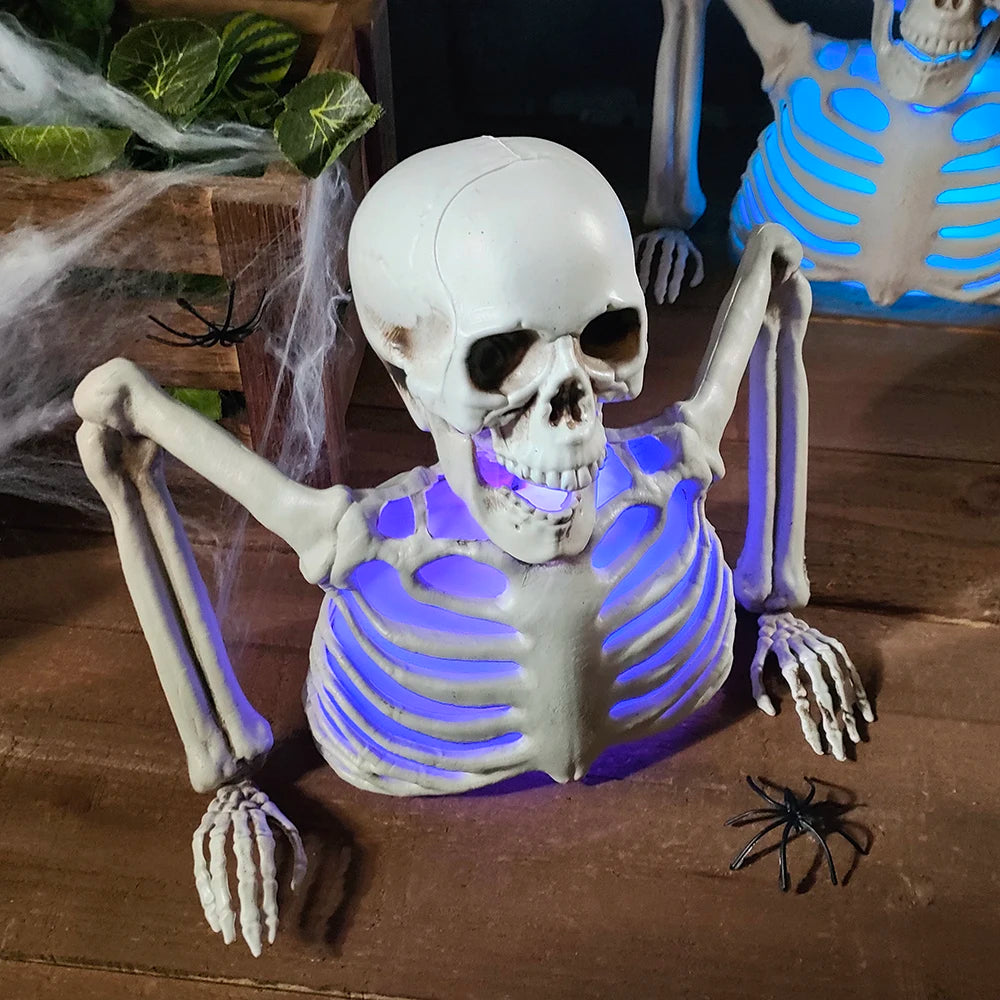 Glowing Skull Halloween Decoration