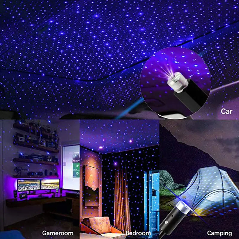 LED Starry Sky Car & Room Laser Projector USB