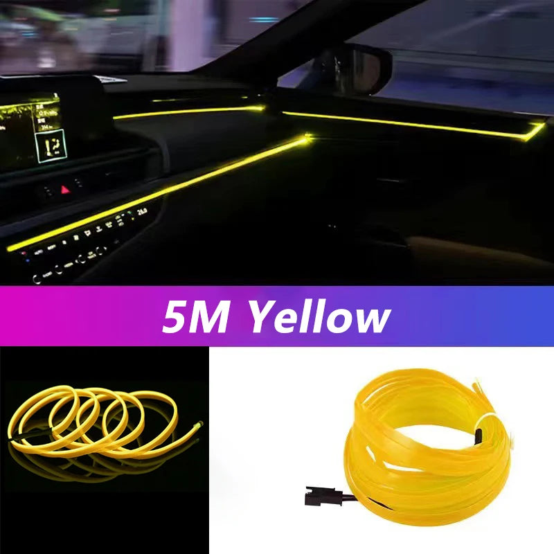 USB Car LED Strip  Flexible Neon