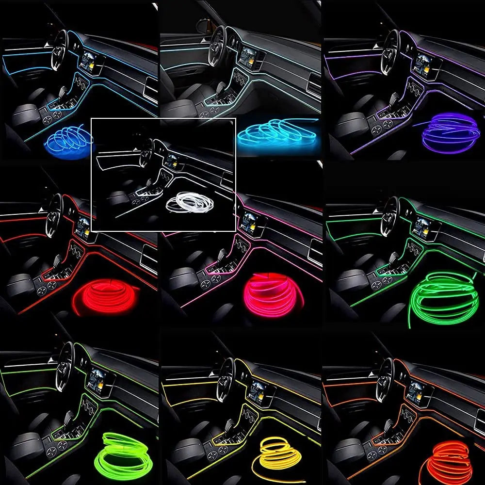 USB Car LED Strip  Flexible Neon