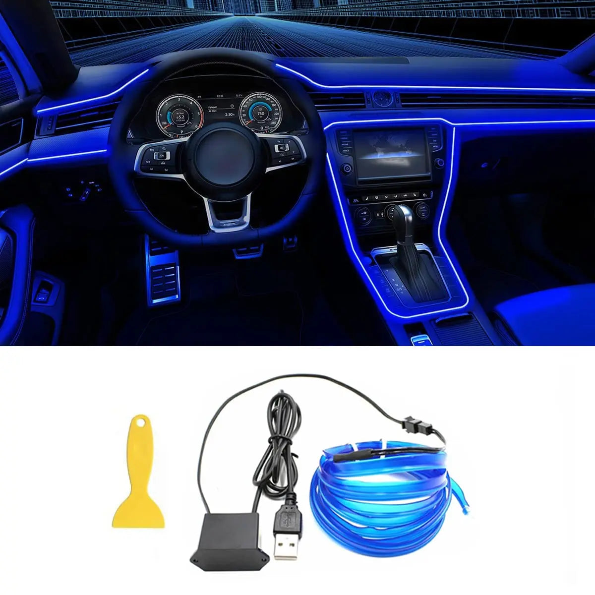 USB Car LED Strip  Flexible Neon