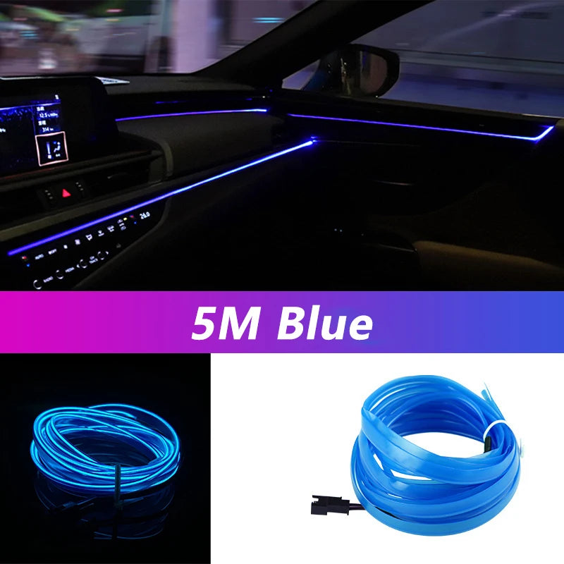 USB Car LED Strip  Flexible Neon
