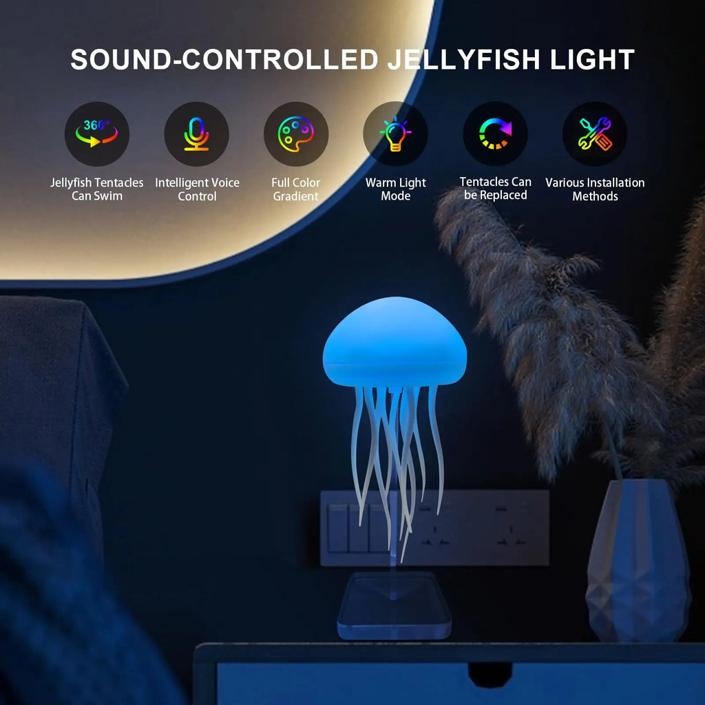 Jellyfish RGB Lamp Voice Control