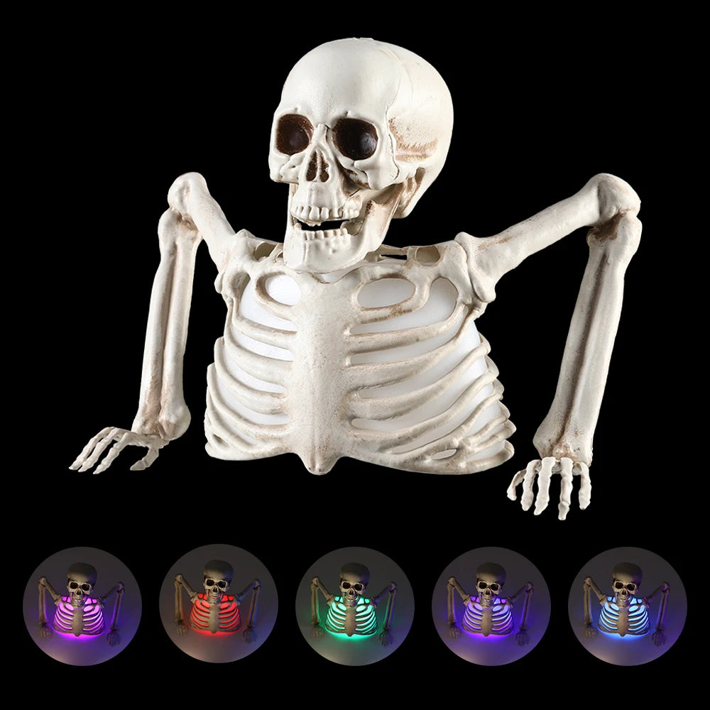 Glowing Skull Halloween Decoration