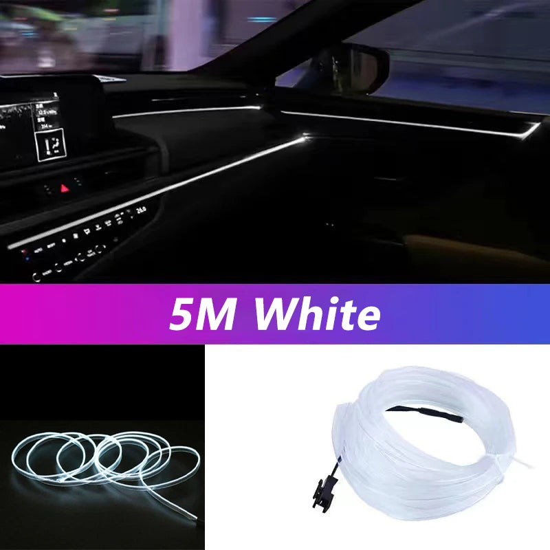 USB Car LED Strip  Flexible Neon